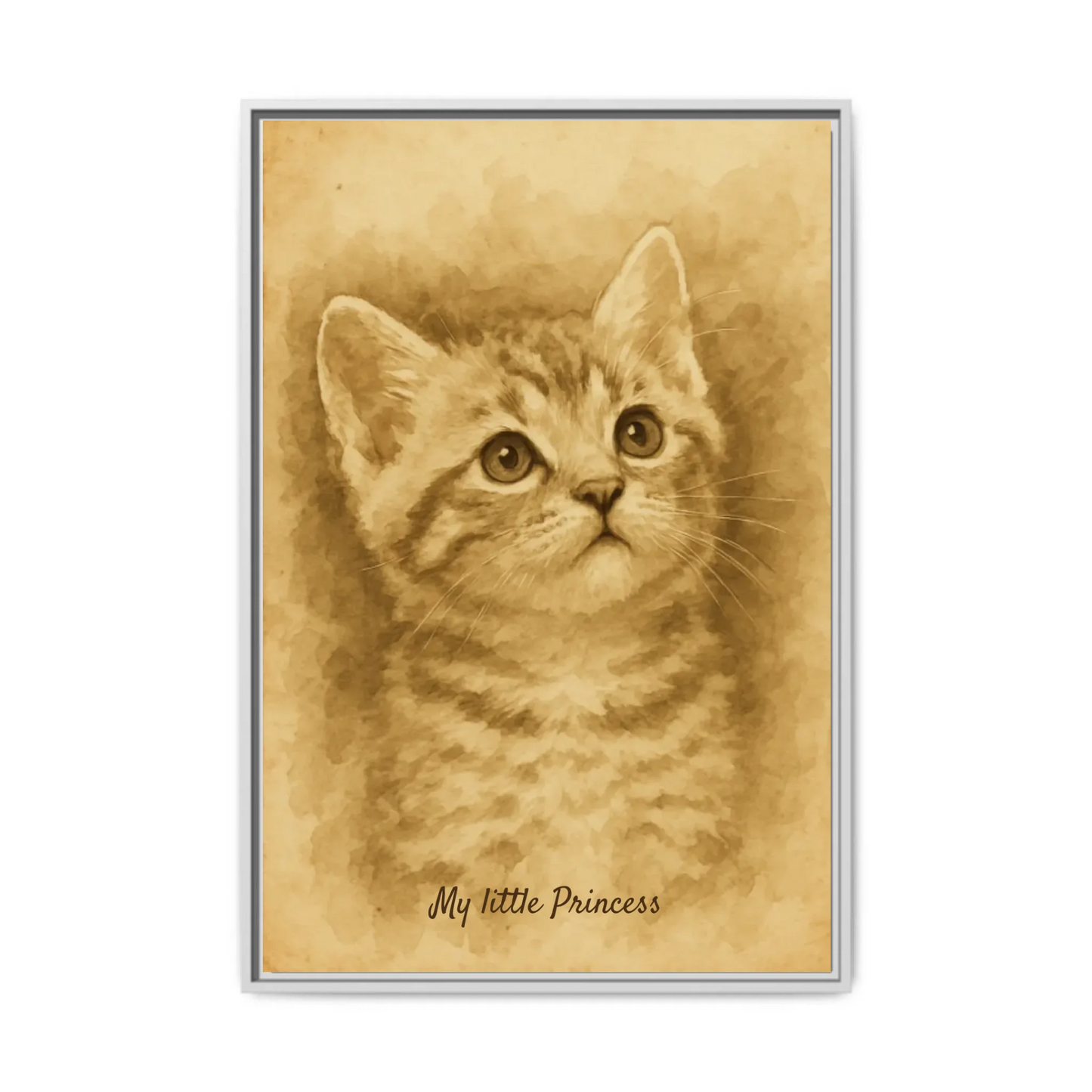 Vertical white 24 x 36