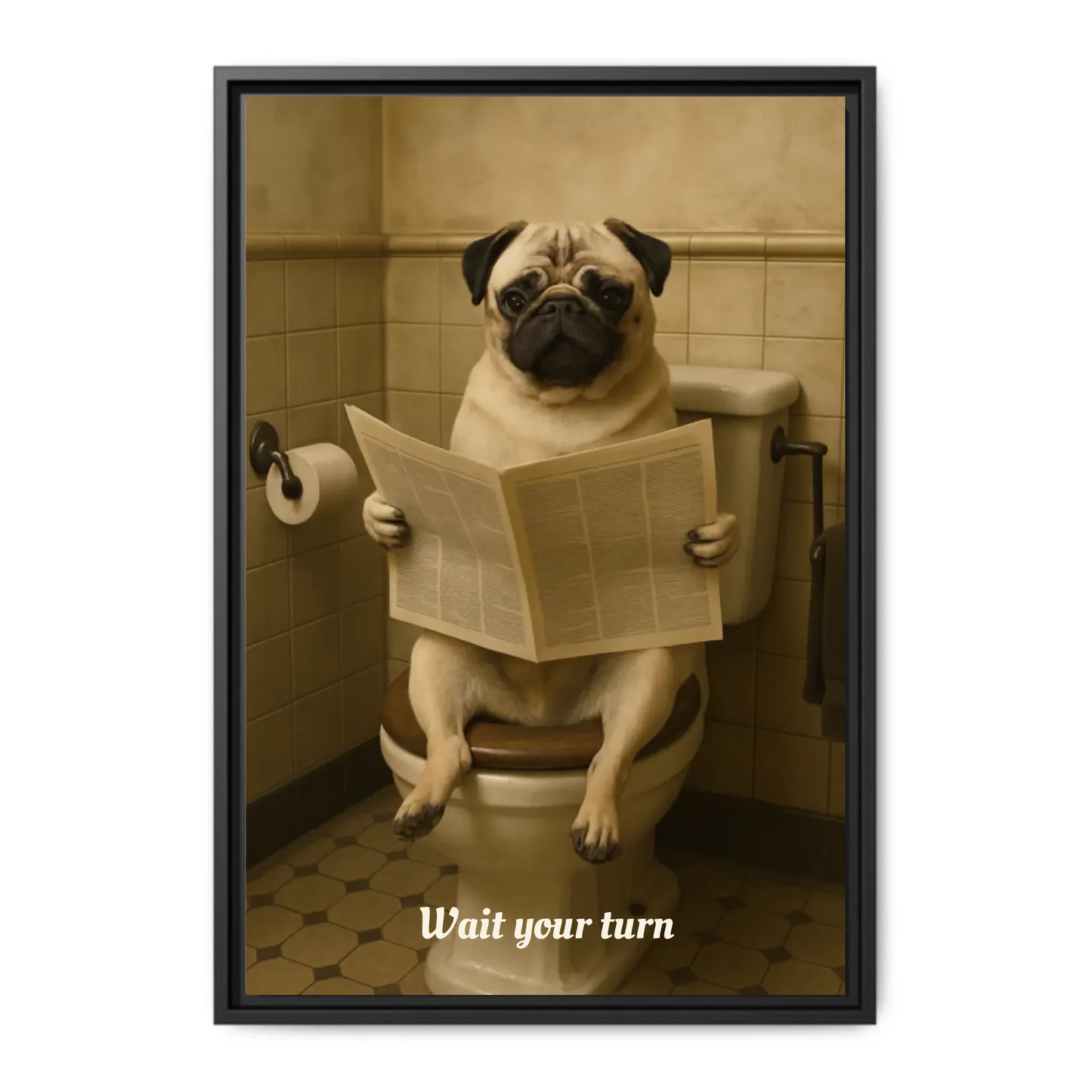 Vertical black 16 x 24