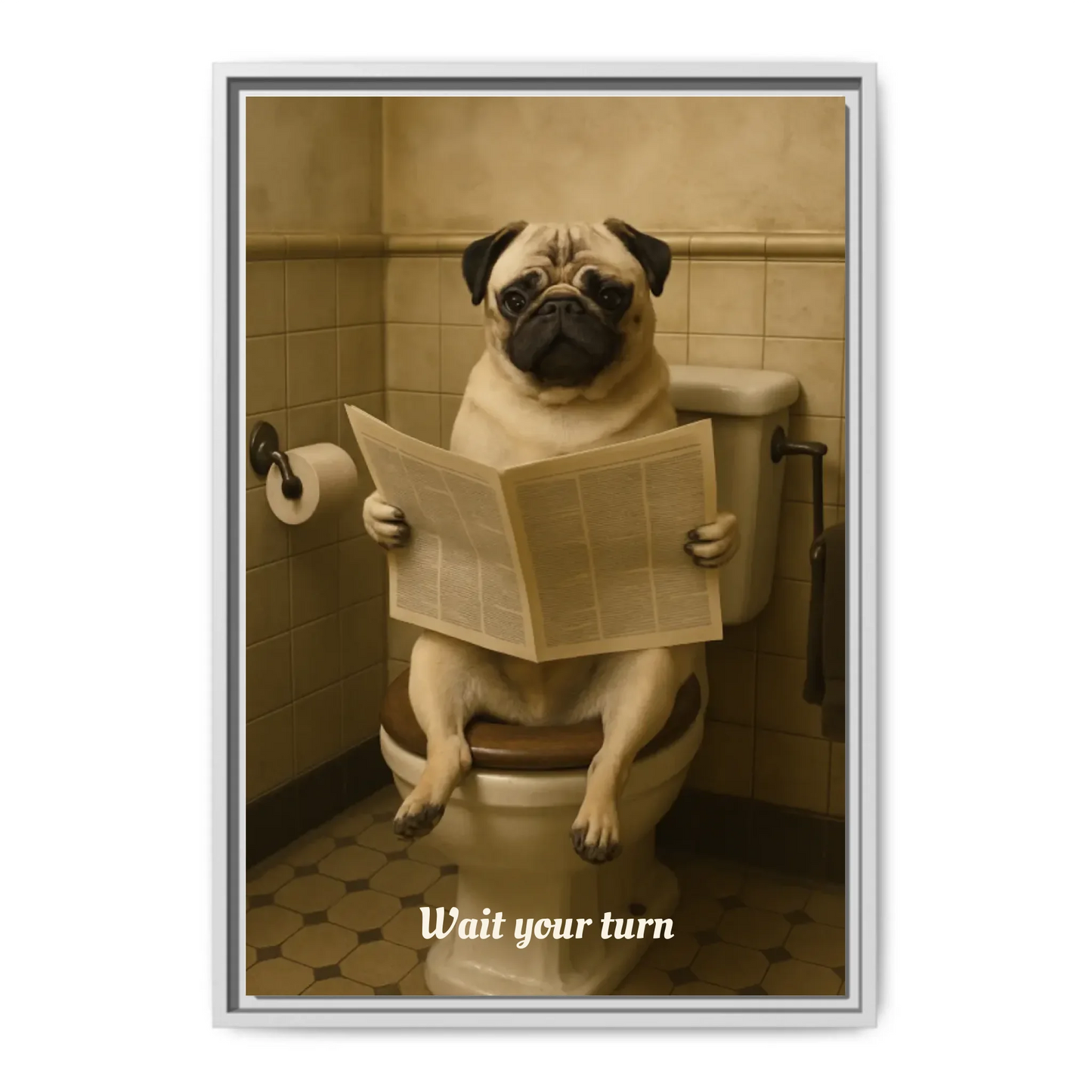 Vertical white 16 x 24