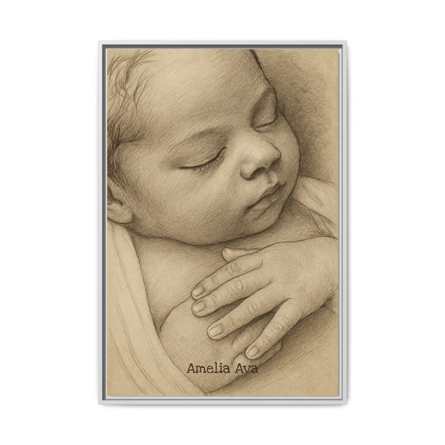 Vertical white 24 x 36