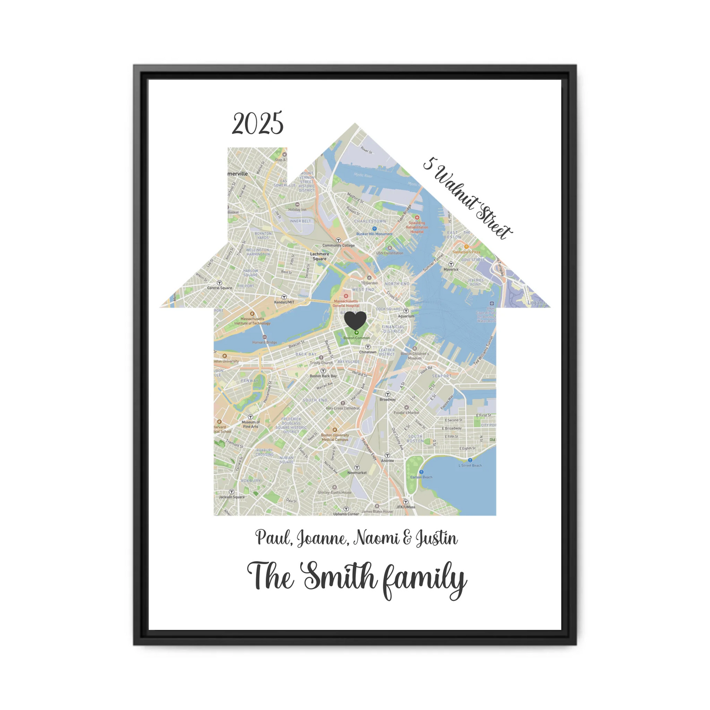 Vertical black 24 x 32