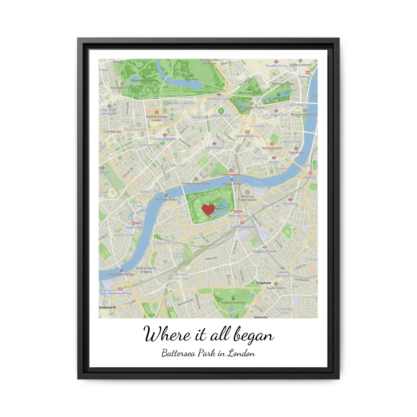 Vertical black 18 x 24