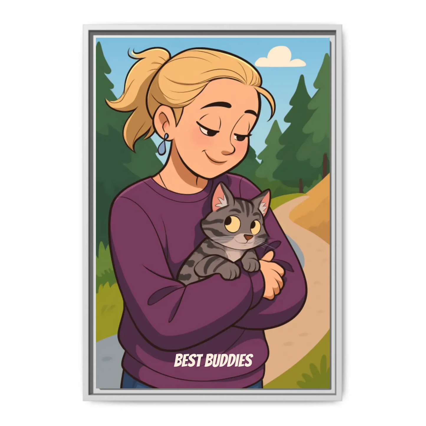 Vertical white 16 x 24