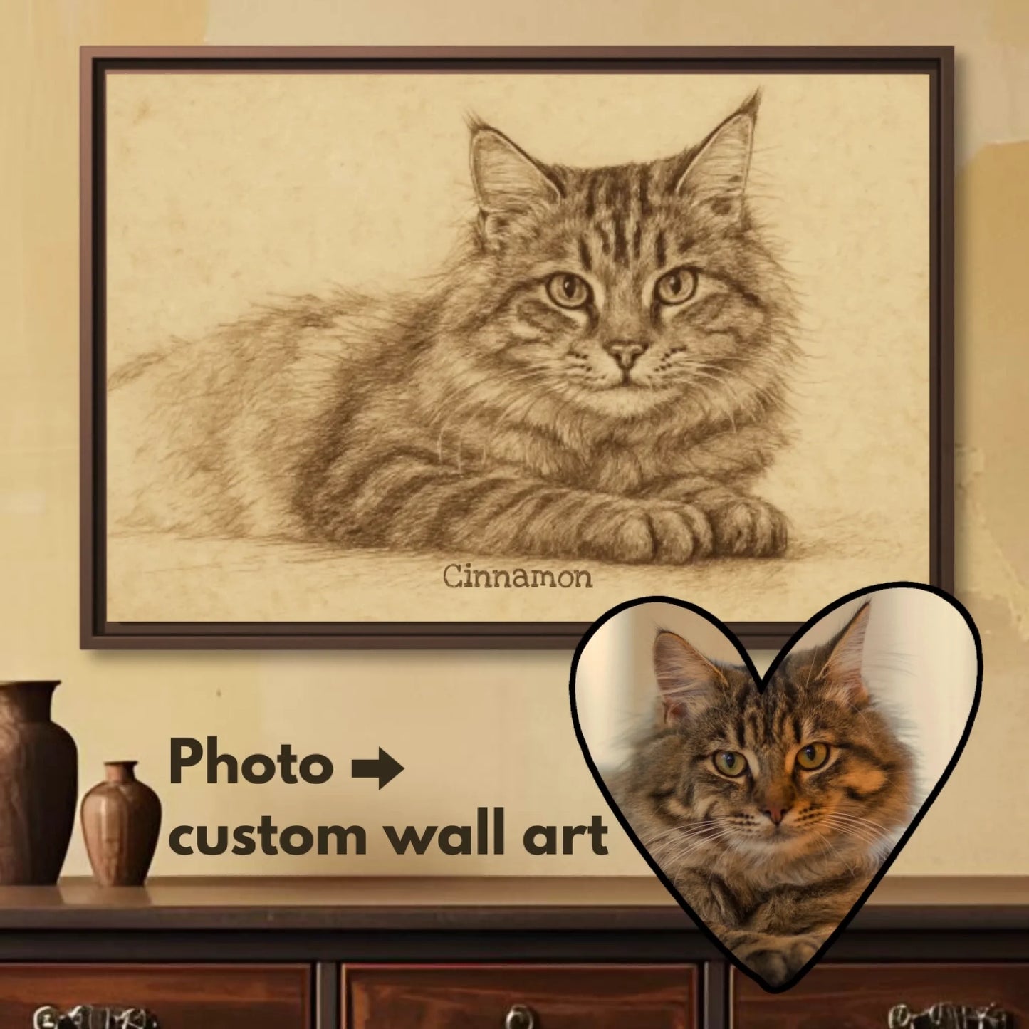Sepia pet sketch horizontal hover 1