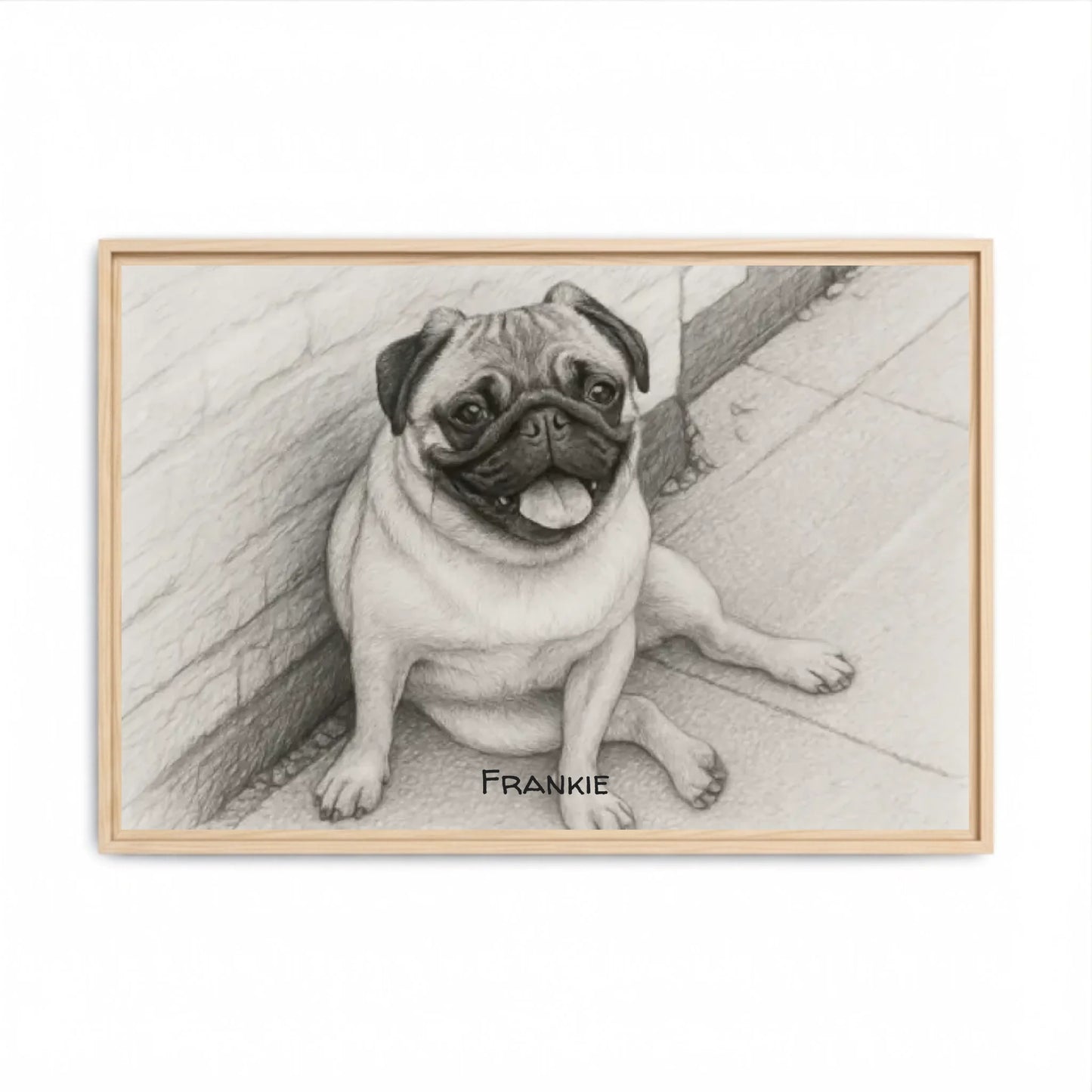 Horizontal wood 30 x 20
