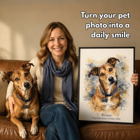 Watercolor Pet Portrait AI
