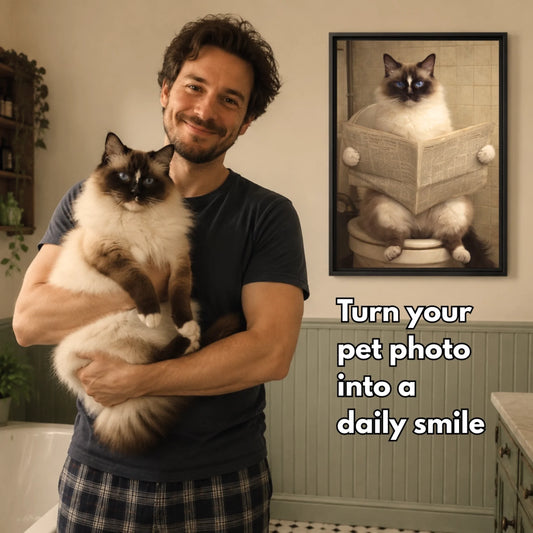 Toilet companion pet AI