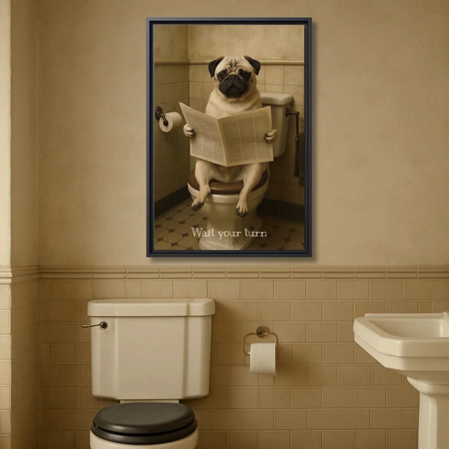 Toilet companion pet