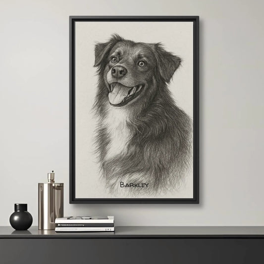 Black and white sketch vertical