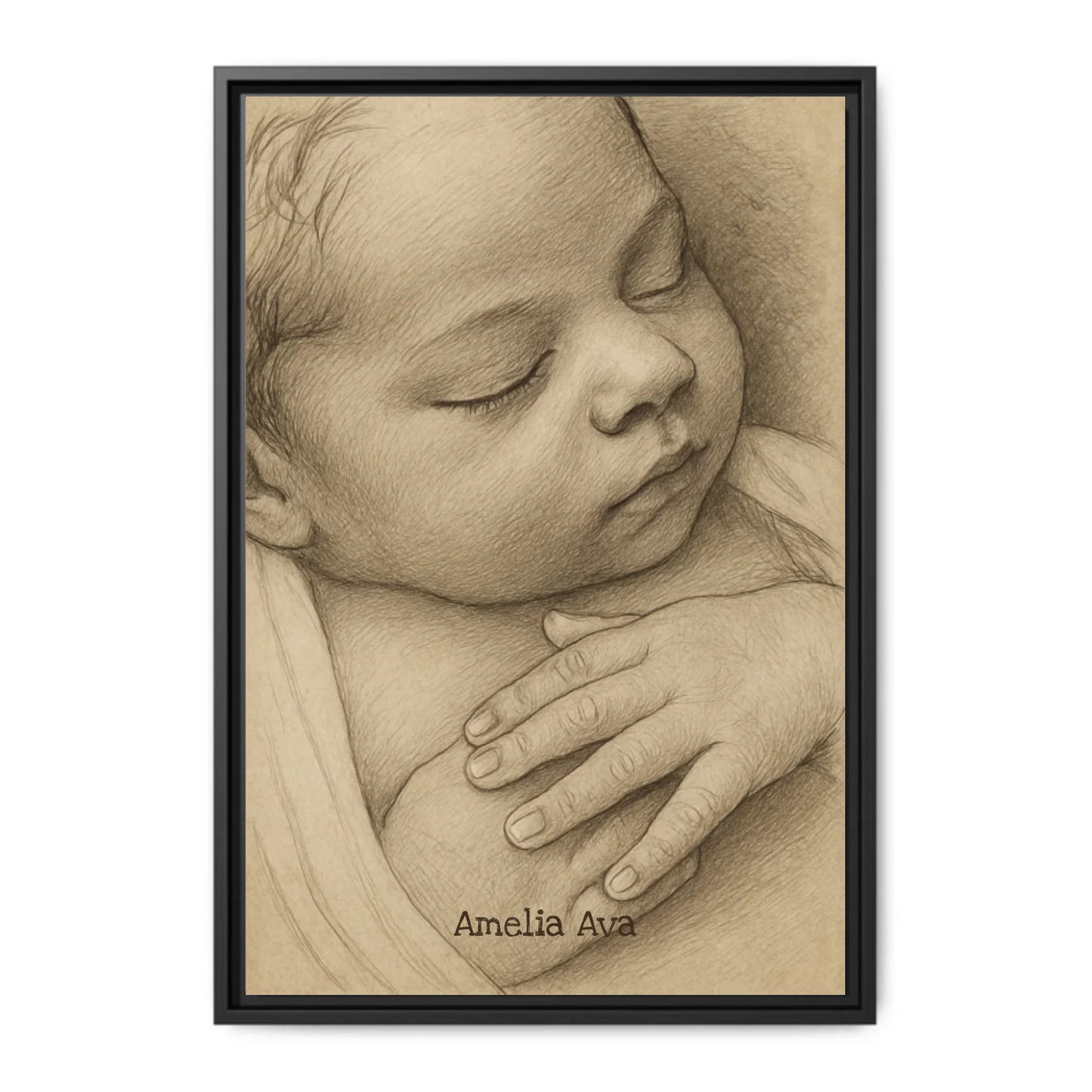 Vertical black 16 x 24