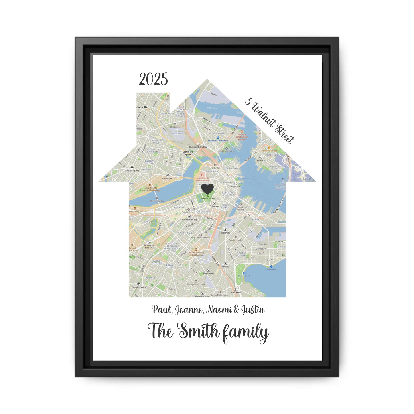 Vertical black 12 x 16