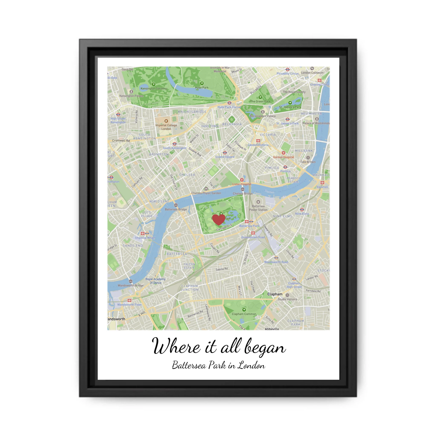 Vertical black 12 x 16