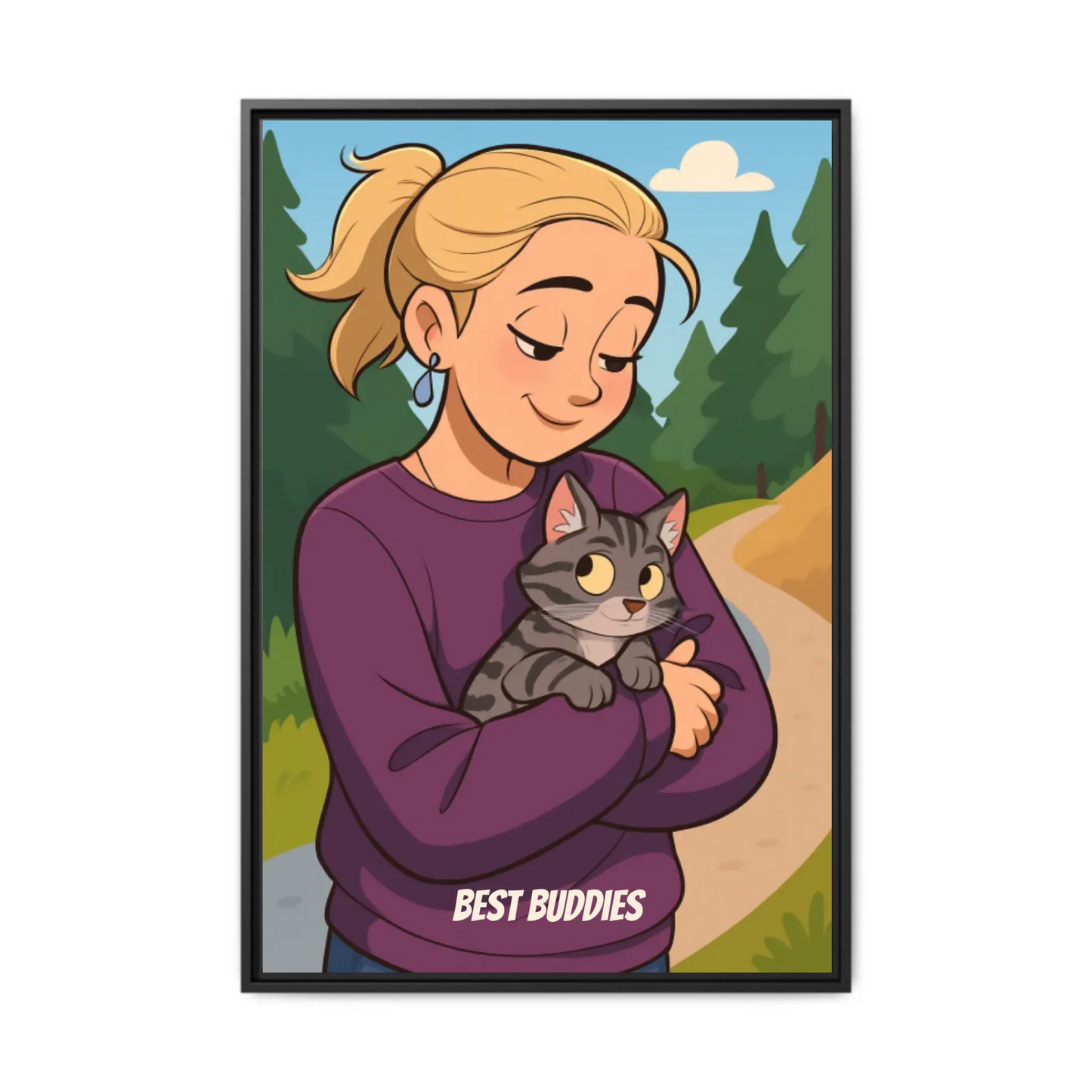 Vertical black 24 x 36