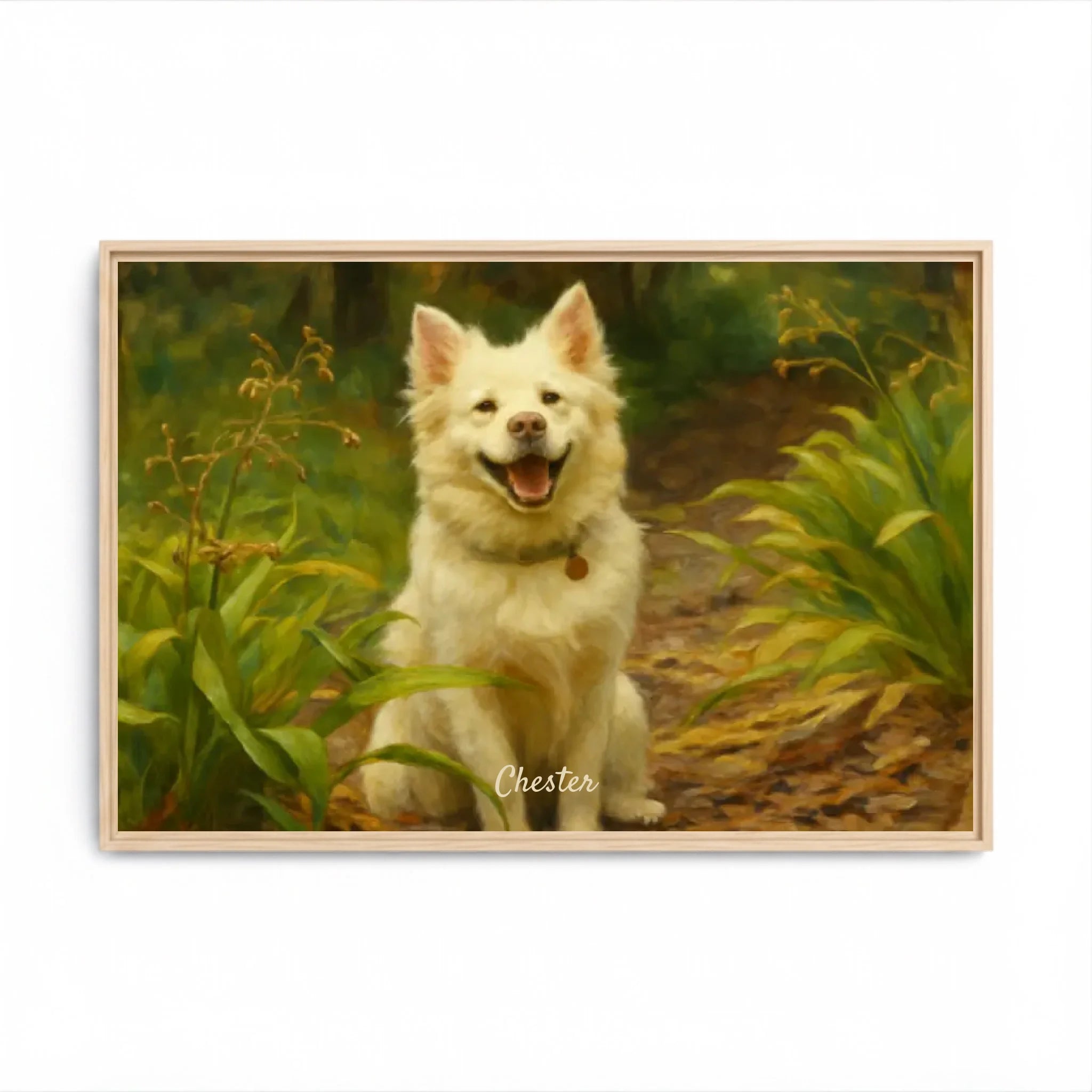 Horizontal wood 36 x 24