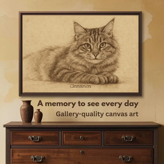 Sepia pet sketch horizontal hover 1