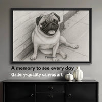 Black and white sketch horizontal 1