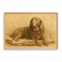 Horizontal wood 24 x 16