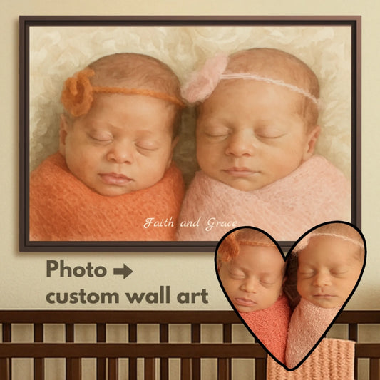 Water color baby horizontal hover