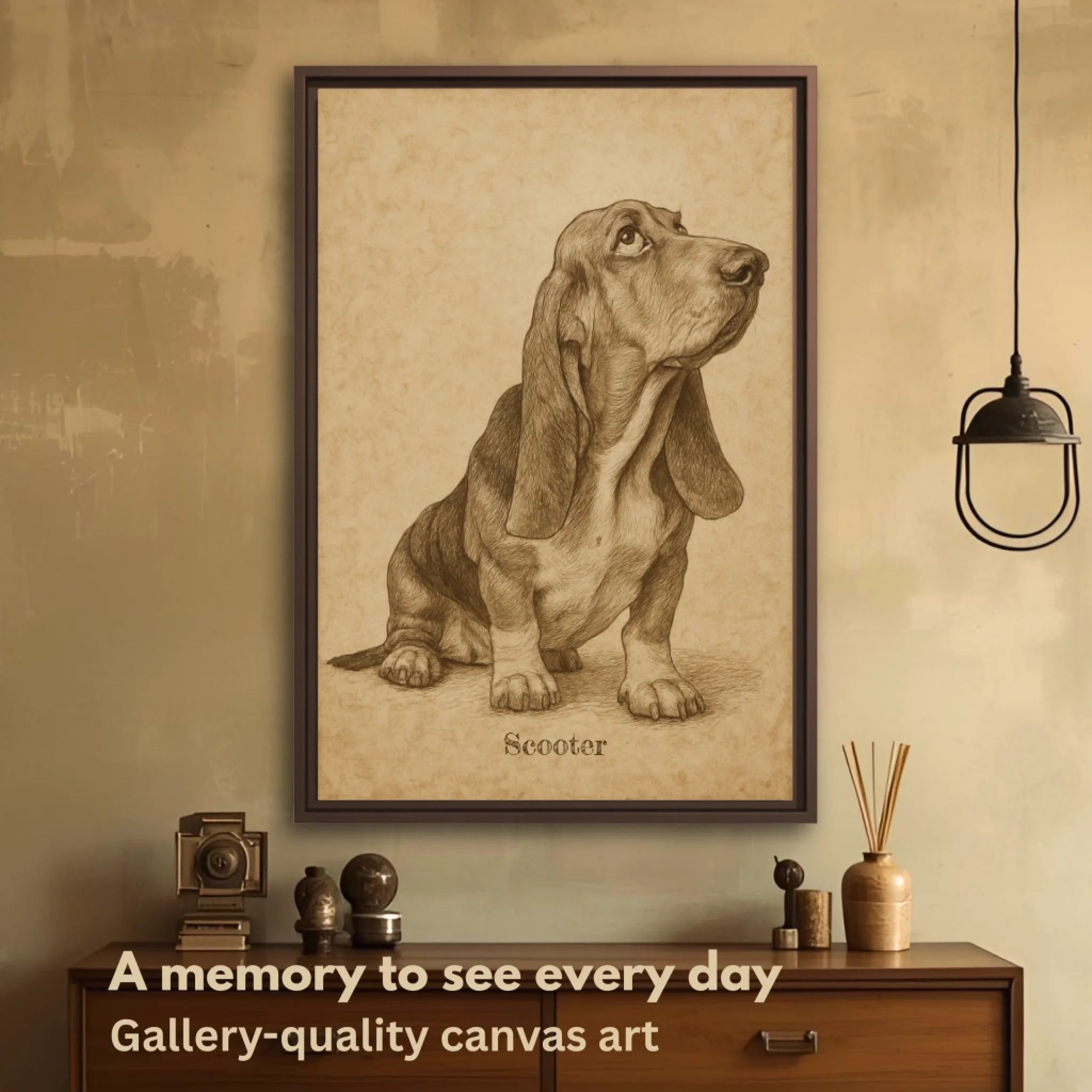 Sepia sketch pet vertical 1