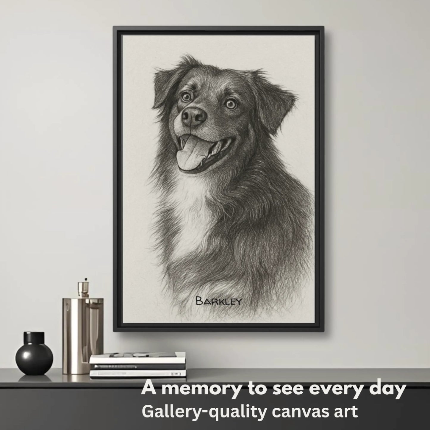 Black and white sketch vertical 1