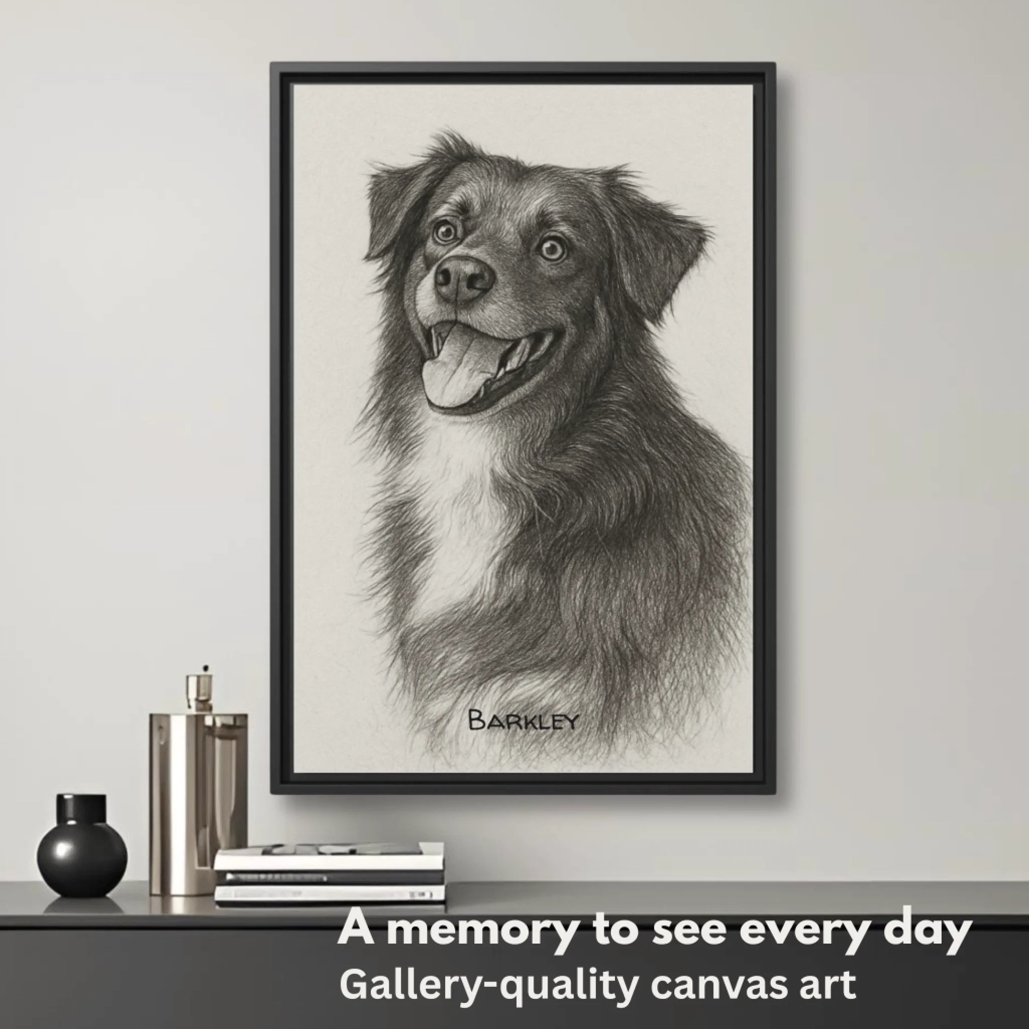 Black and white sketch vertical 1
