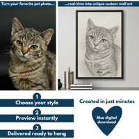 Black and white sketch pet vertical and horizontal flowchart mockup (2)