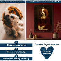Renaissance princess pet flowchart mockup 1