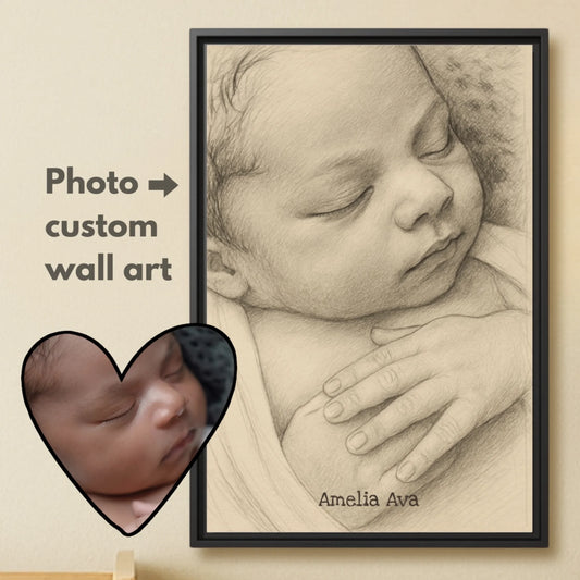 Baby sketch vertical hover
