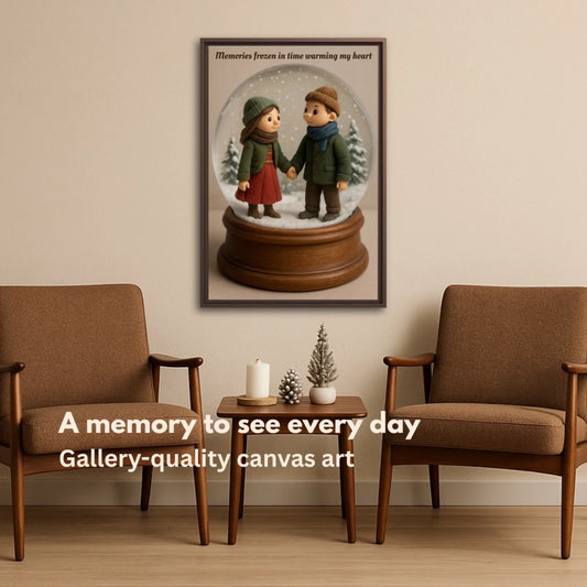 Snow globe couple hover 1