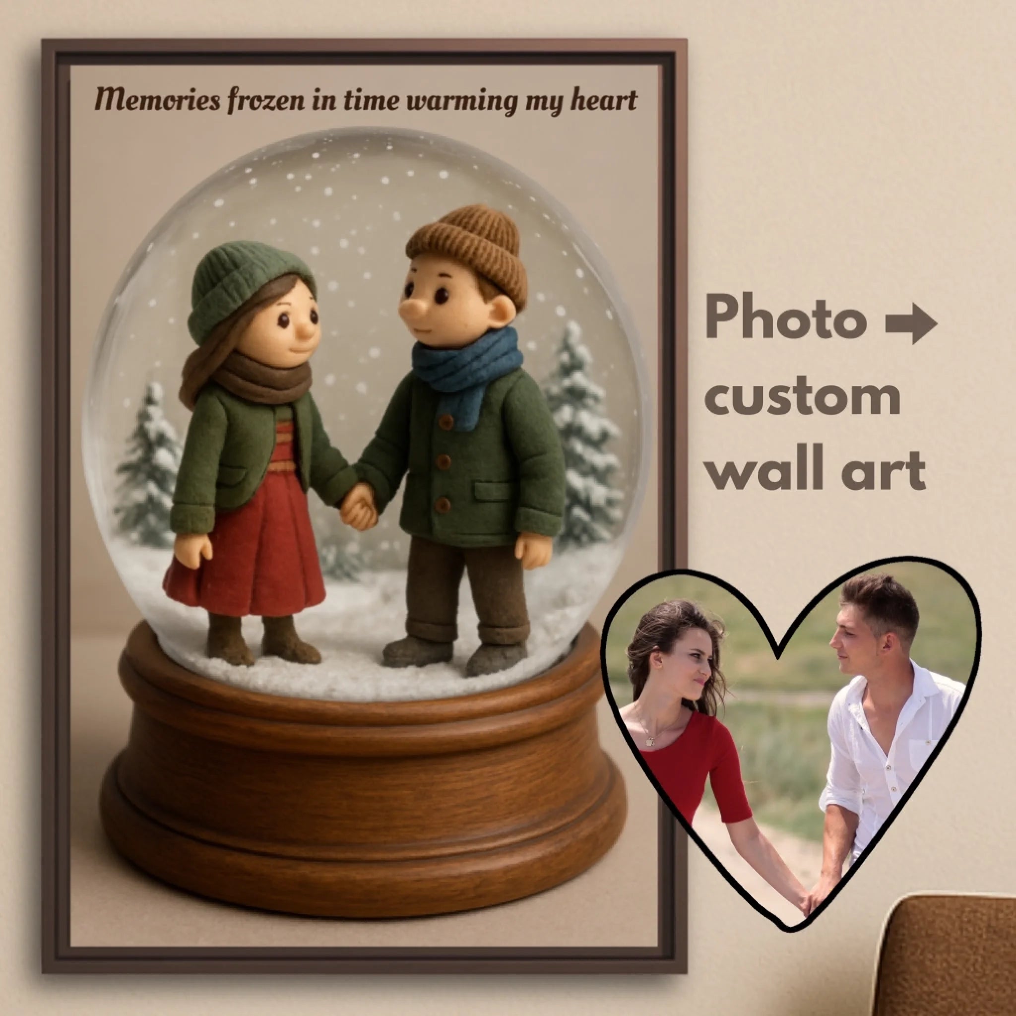 Snow globe couple hover 1