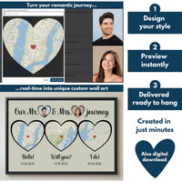 3 heart color maps flowchart mockup