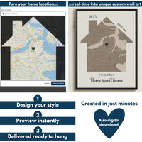 Home map vertical flowchart mockup1