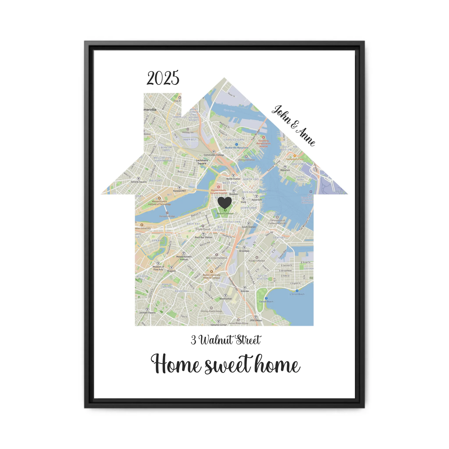 Vertical black 24 x 32