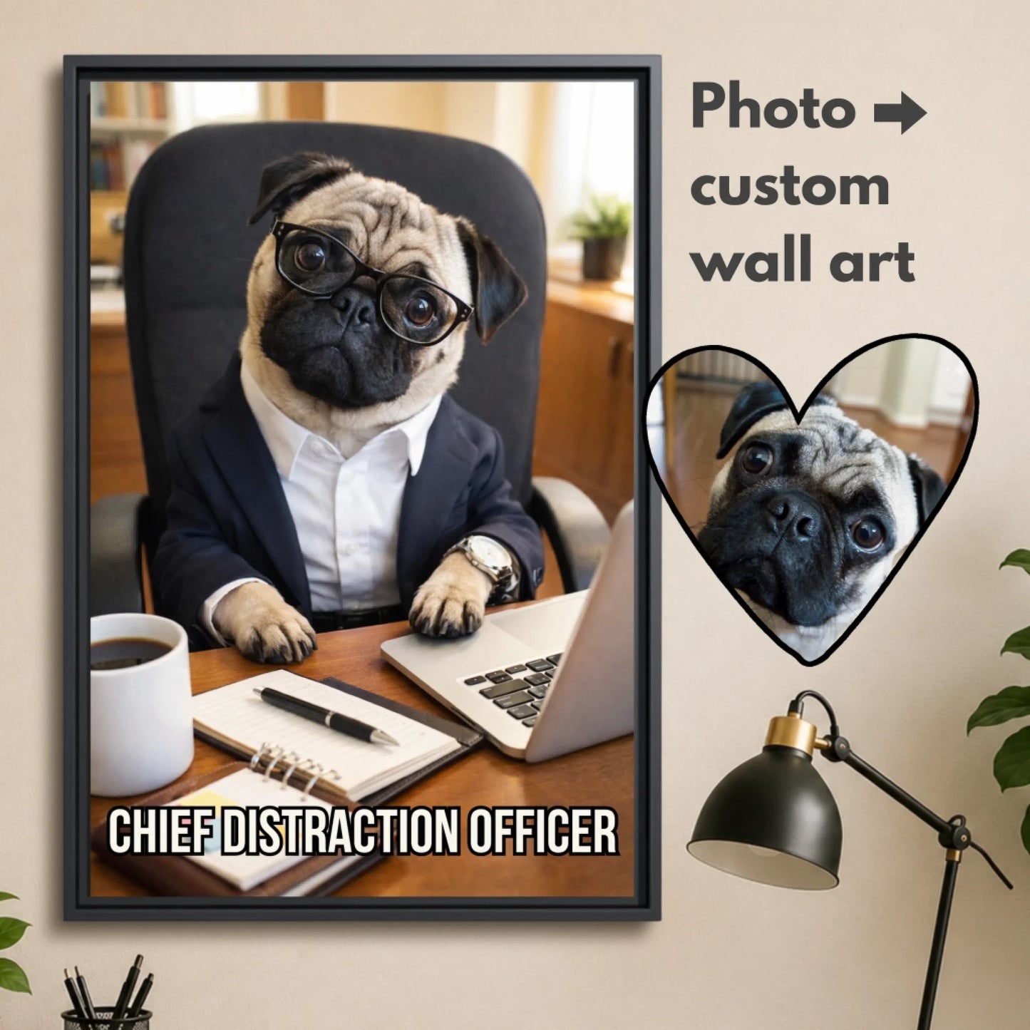 Office Worker Pet Hover Text