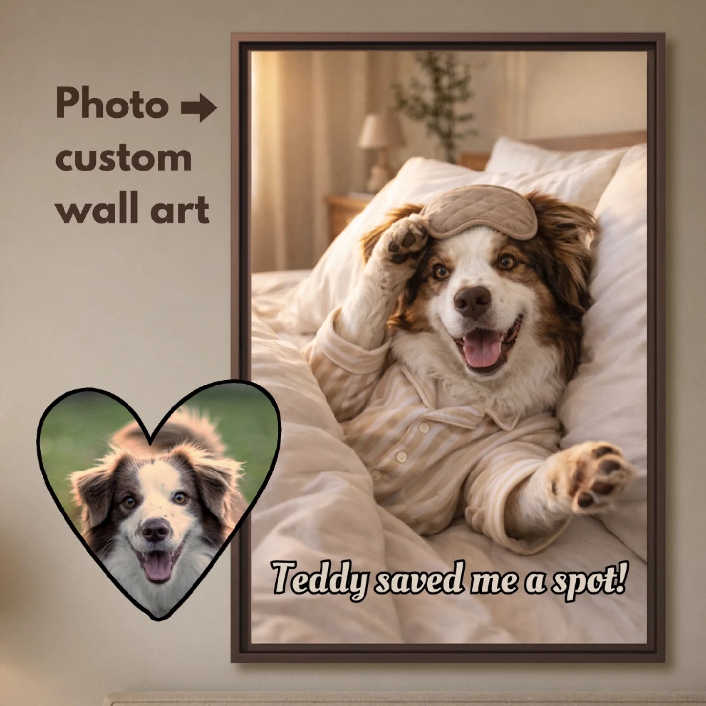 Bed Hog Pet Hover Text