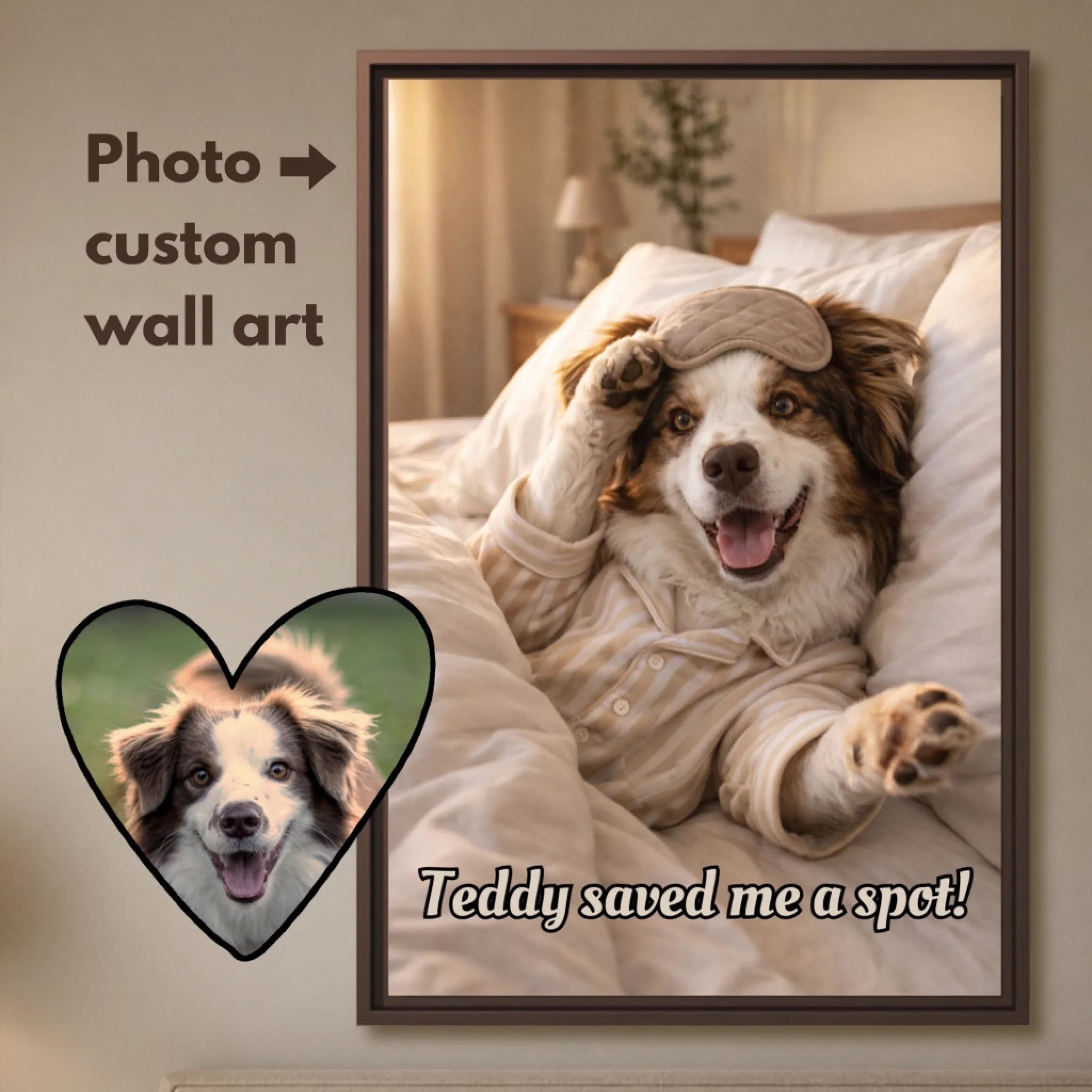 Bed Hog Pet Hover Text