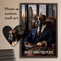 Business Boss Pet Hover Text