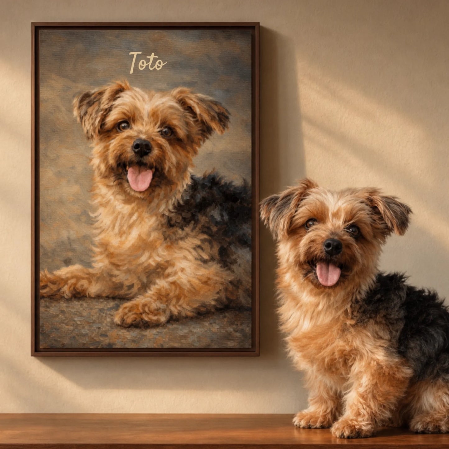 Oil painting pet AI