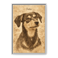 Vertical white 16 x 24