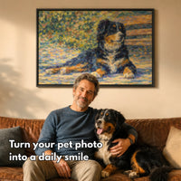 Painterly Pet Portrait AI Hover