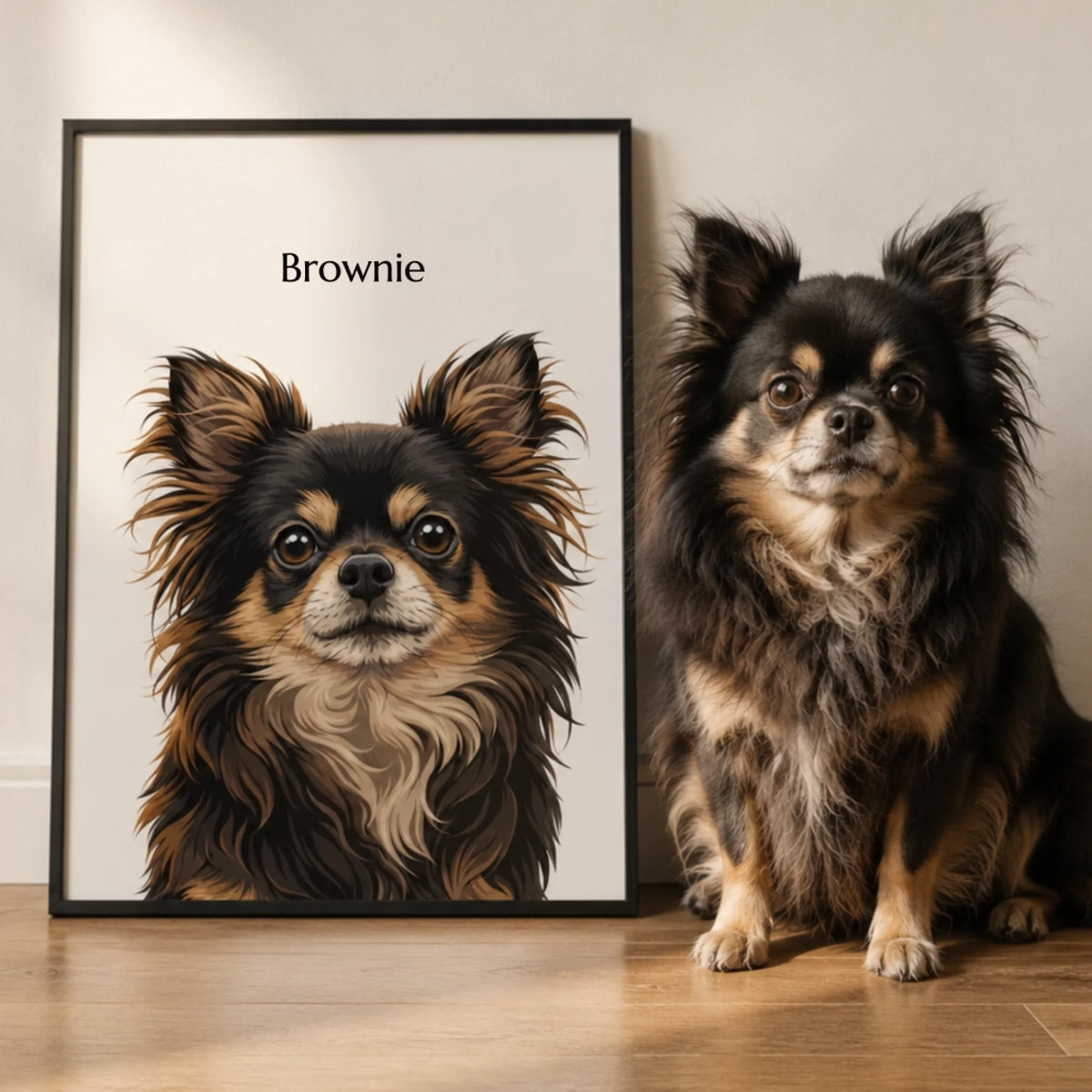 Modern Pet Portrait Vertical AI