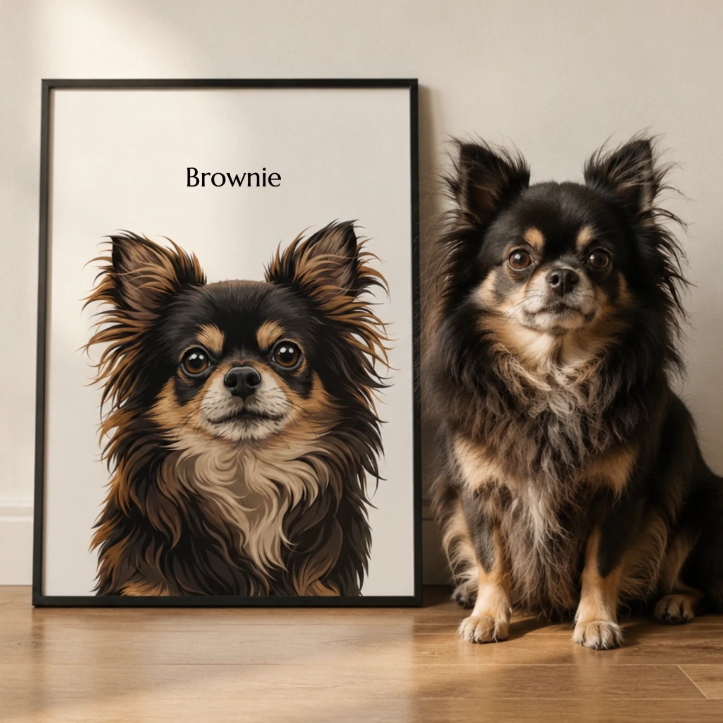 Modern Pet Portrait Vertical AI