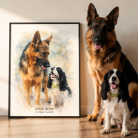 Watercolor Pet Portrait AI