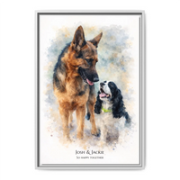 Vertical white 16 x 24
