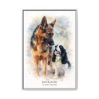 Vertical white 24 x 36