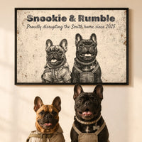 Rustic Pet Sign AI
