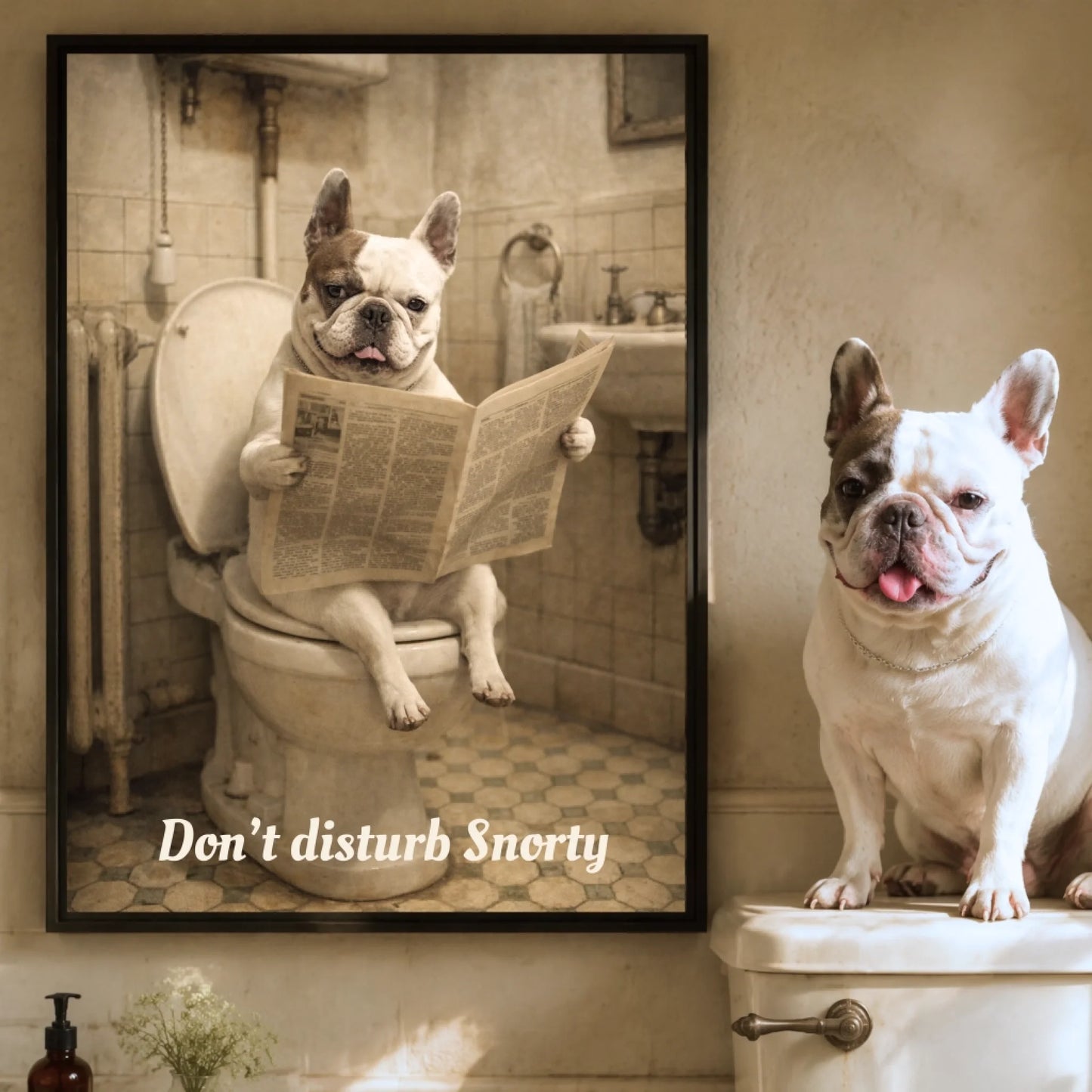 Toilet companion pet AI