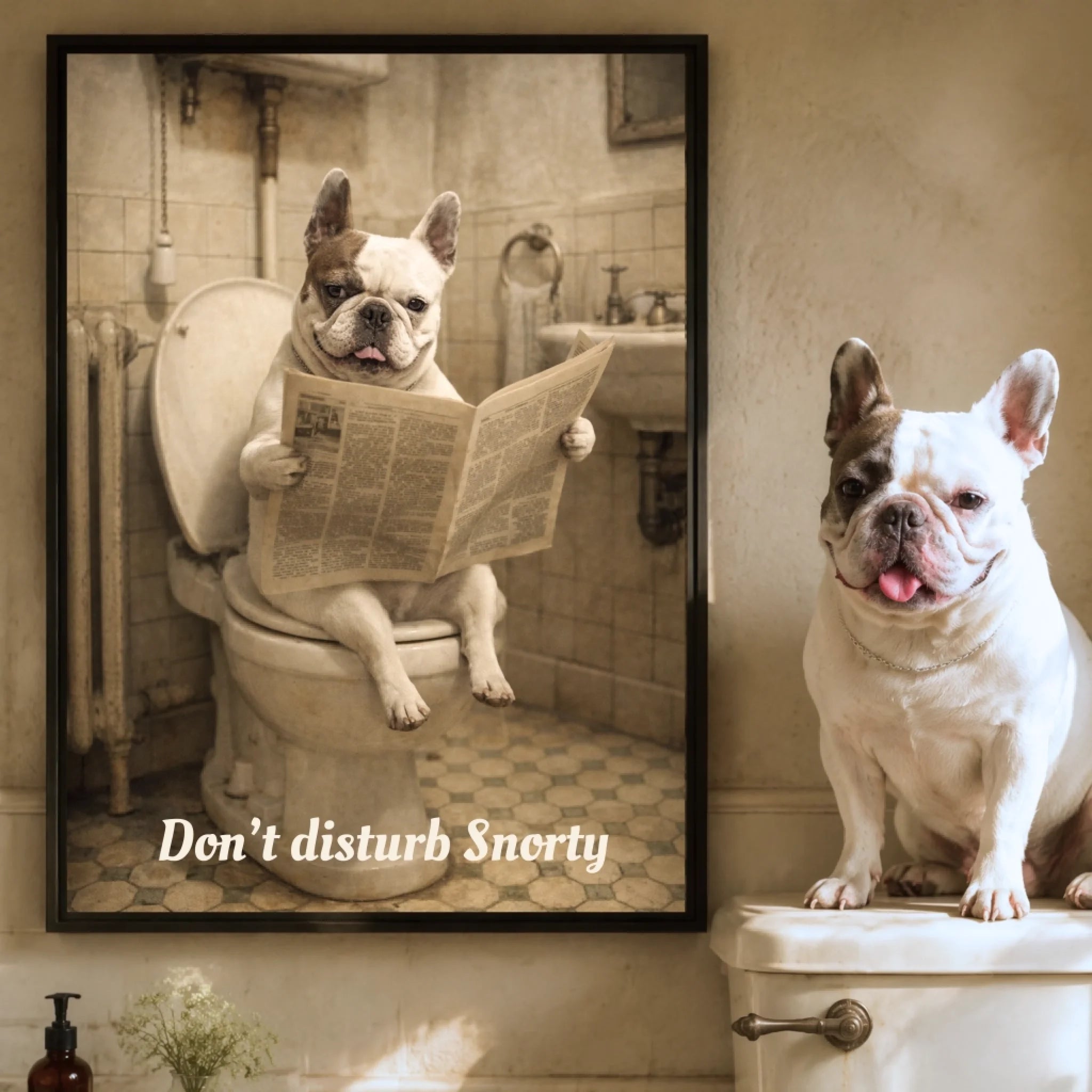 Toilet companion pet AI