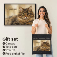 4 Gift set mockup with model